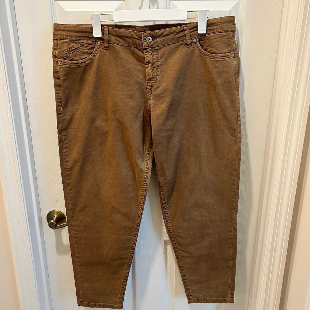 NWT Poetry Tapered Trouser Jean Clay Brown 16